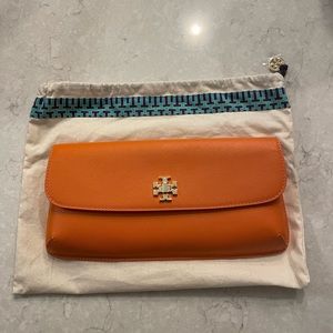 Tory Burch Orange Clutch